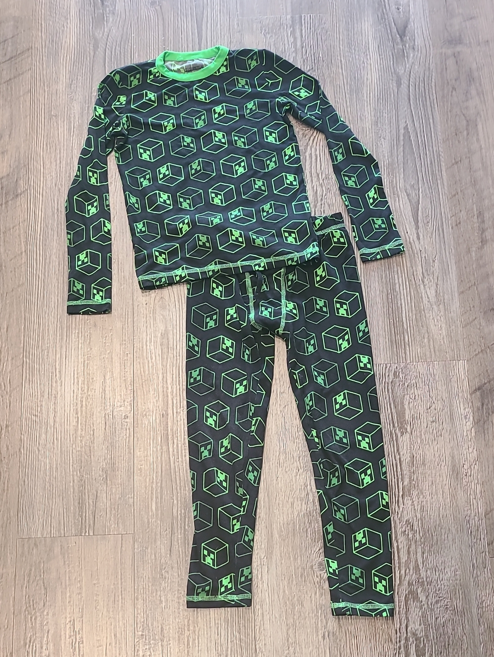 Minecraft Cuddl Duds Pajama Set - Size Small